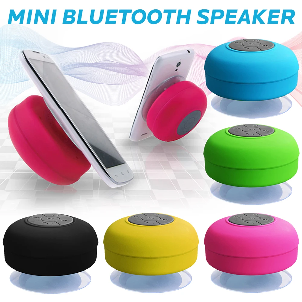 

Bluetooth Speaker Portable Waterproof Wireless Handsfree Speakers, For Showers, Bathroom, Pool, Car, Beach & Surpass BTS-06Bluet