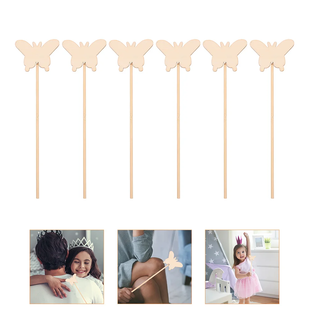 6 шт. DIY сказочные палочки игрушки для девочек звезды принцесса пара пиньята