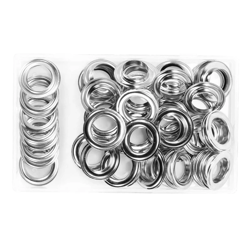 

20mm Silver Eyelet and Eyelet Die Tool Set Metal Button for DIY Leathercraft Clothing Shoe Belt Bag Grommet new arrival