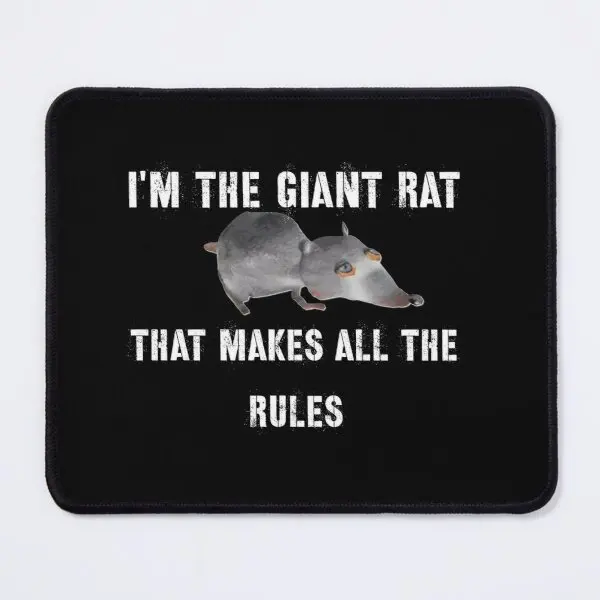 The Giant Rat That Makes All The Rules  Mouse Pad Anime Mat Computer Mousepad Carpet Mens Desk Keyboard Table Gamer Play Gaming
