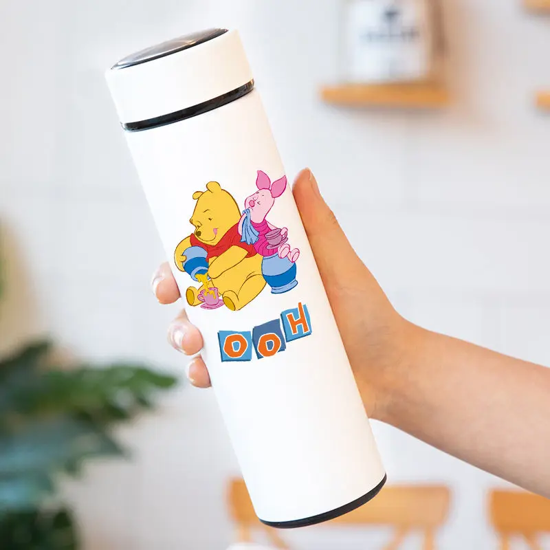 

Disney Winnie Bear Tigger Stainless Steel 304 Vacuum Cup Boy Girl Cute Portable Good-Looking Water Cup Bottle 500ML