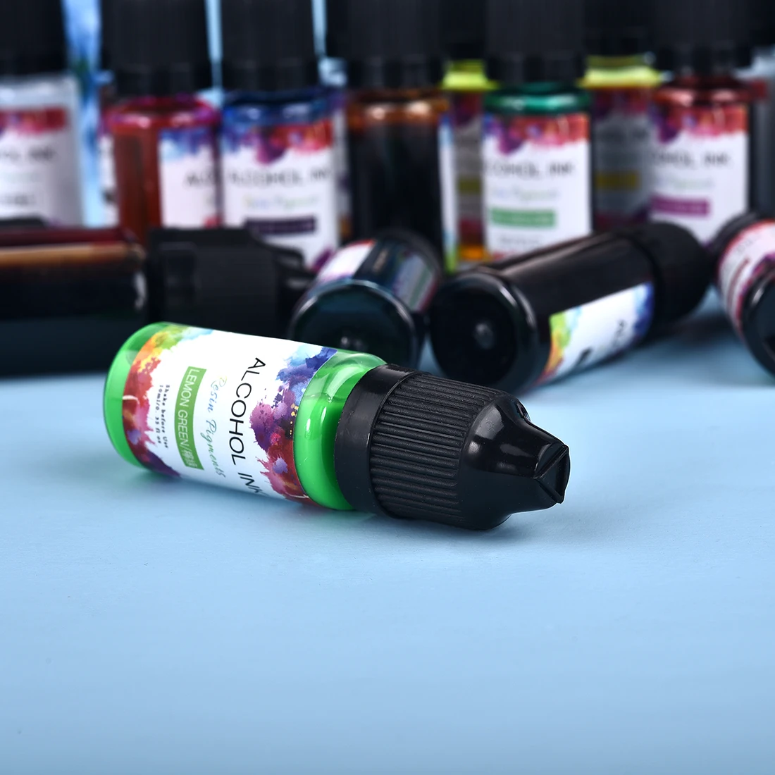 

22 Color DIY Halo Dye Ink Diffusion UV Epoxy Resin Pigment Art Ink Alcohol Liquid Colorant For Resin Crafts Jewelry Making Tools
