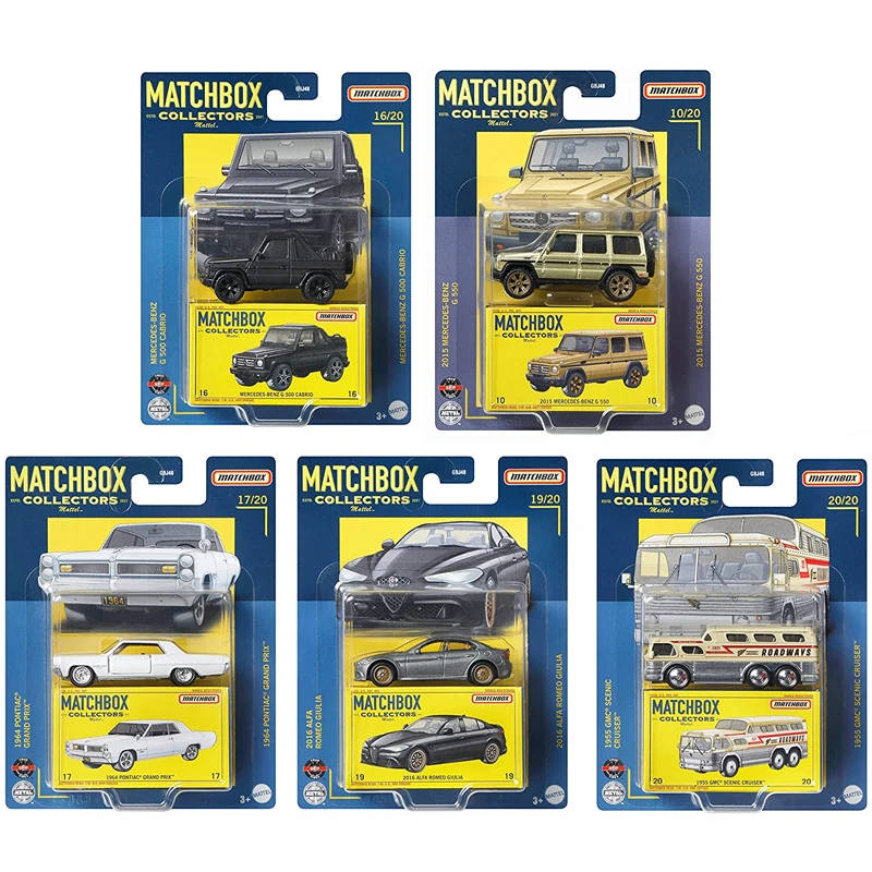 Matchbox Collectors Series Divco Milk Truck Ford Pickup Porsche 550 Spyder Volkswagen Beetle 1:64 Metal Diecast Car Toy GBJ48 |