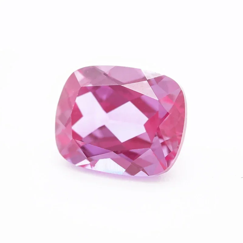 Выращенный в лаборатории александрит прямоугольная подушка изменение формы