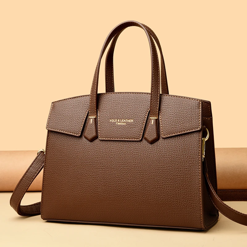 Простые винтажные сумки-тоут с роскошным дизайном универсальные сумки большой