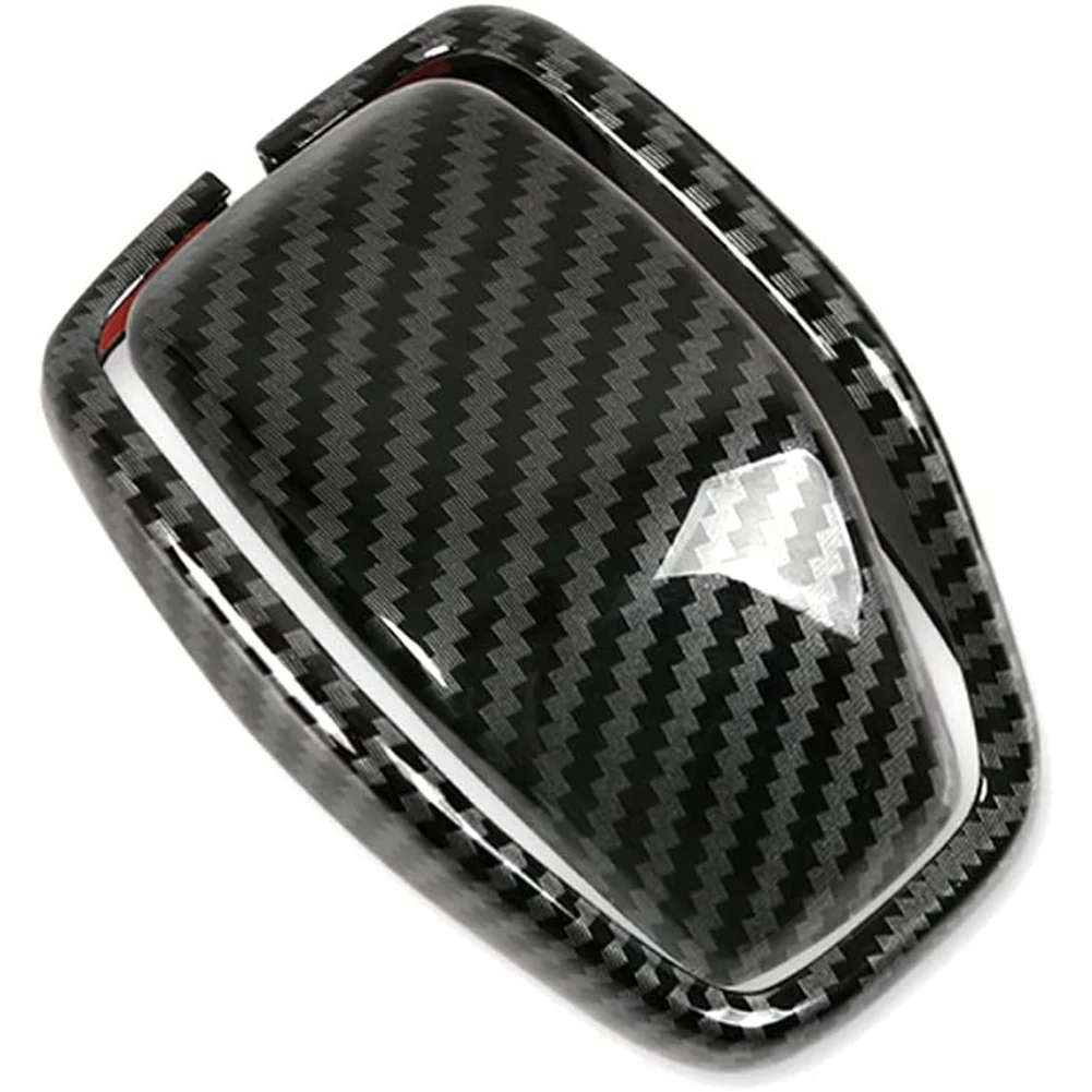 

Car Gear Shift Knob Cover Sticker Head Trim for Toyota RAV4 2019 2020 2021 2022 Accessories, ABS Carbon Fiber