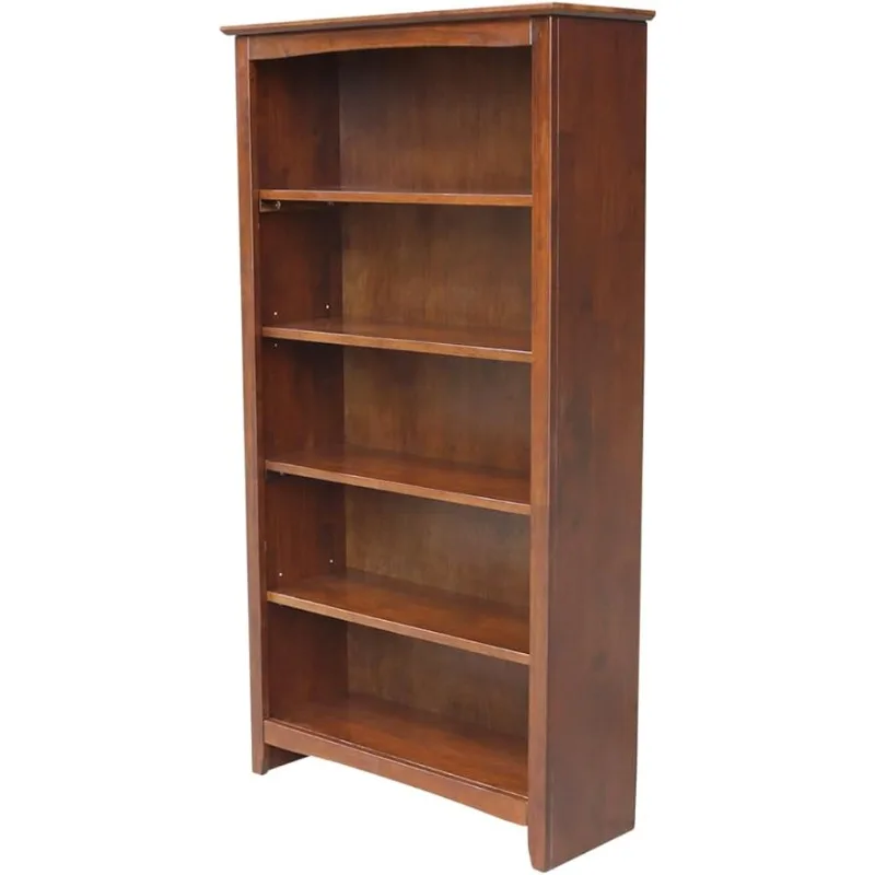 

International Concepts Shaker Bookcase, 60-Inch Home Office Furniture›Bookcases