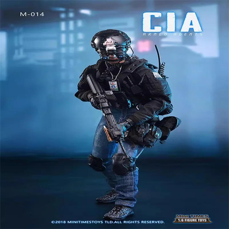 

Original Genuine MINI TIMES Toys 1/6 Male Soldier M014 CIA Agent Clothing Weapon Set Model Fit 12'' Action Figure Body In Stock