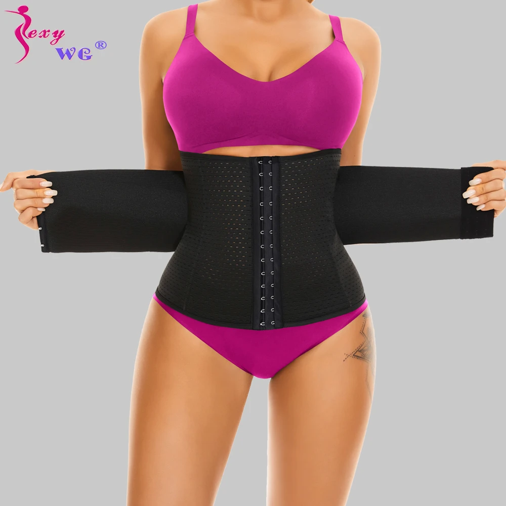 SEXYWG Waist Trainer Body Shaper Corset Women Firm Waist Support Belt Belly Wrap Waist Trainer Waist Cincher Slim Corset