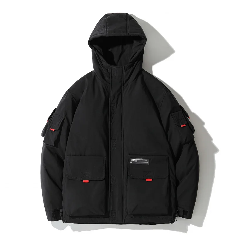 New Men's Down Jacket Winter Thick Men's Short Down Jacket American Puffer Jackets For Men Women White Duck Down Coat Parkas