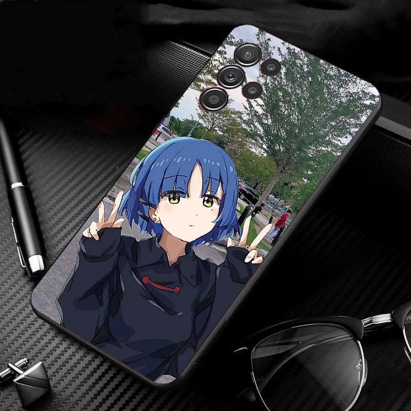 Фото Чехол для телефона Samsung Galaxy S26 S25 S24 S23 S22 S21 Ultra S24 S23 S22 S21 S25 Plus S24 FE Anime Bochi The Rock Ryo Yamada №3