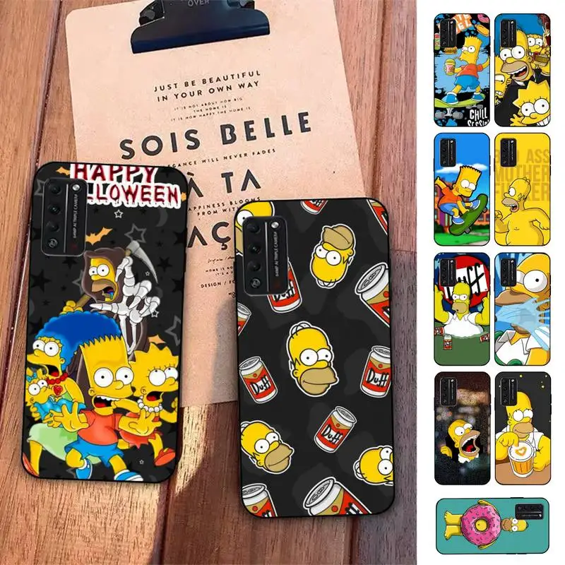 

Disney The Simpsons Phone Case for Huawei Honor 10 i 8X C 5A 20 9 10 30 lite pro Voew 10 20 V30