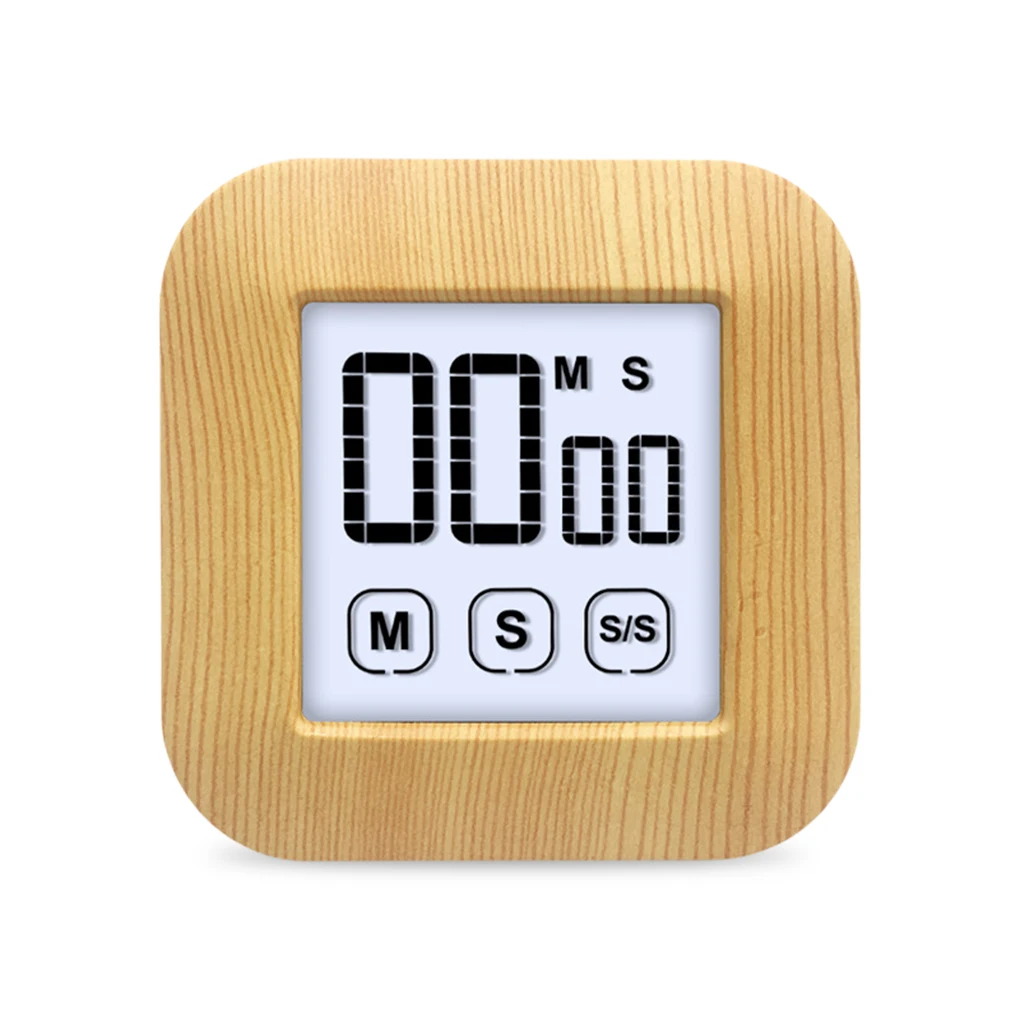 

Cooking LCD Digital Timer with Backlight Baking 99 Minutes 59 Seconds Countdown Alarm Kitchen Tool Home Supplies Black