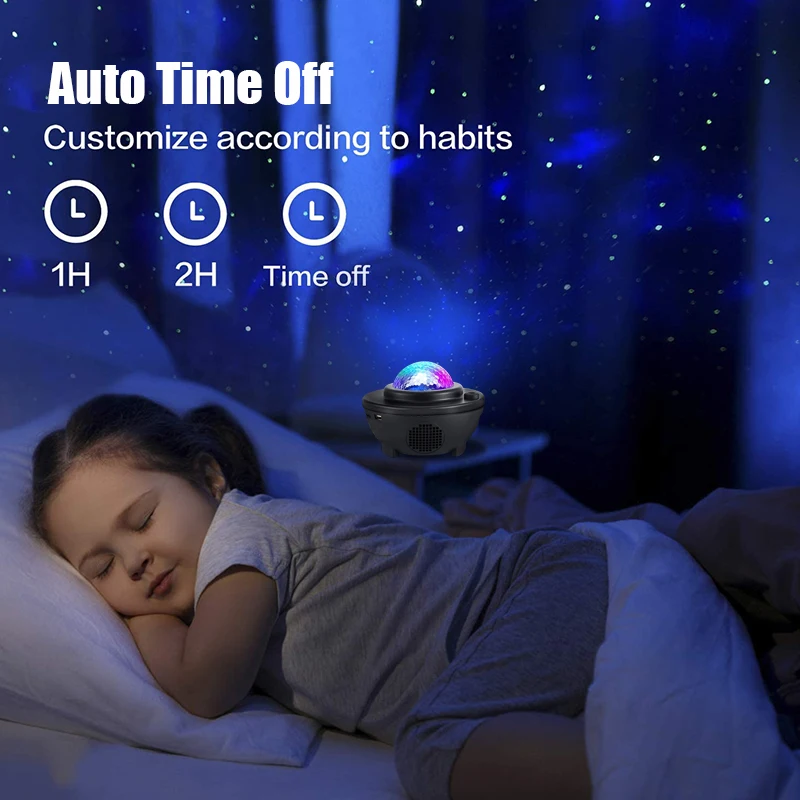 Звездный Галактический проектор roдэнни ночник музыкальный плеер с Bluetooth