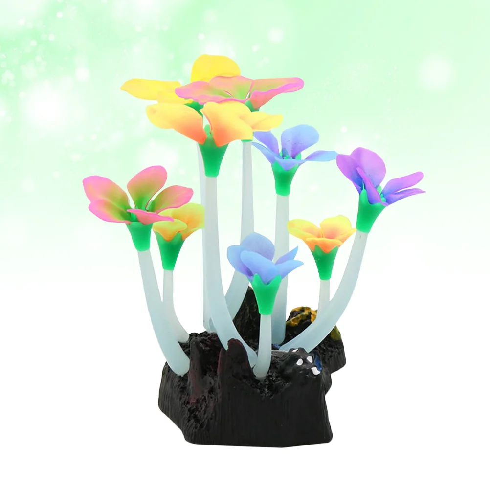 

1PC Creative Nontoxic Safe Artificial Fluorescent Aquarium Decoration Aquarium Accessories