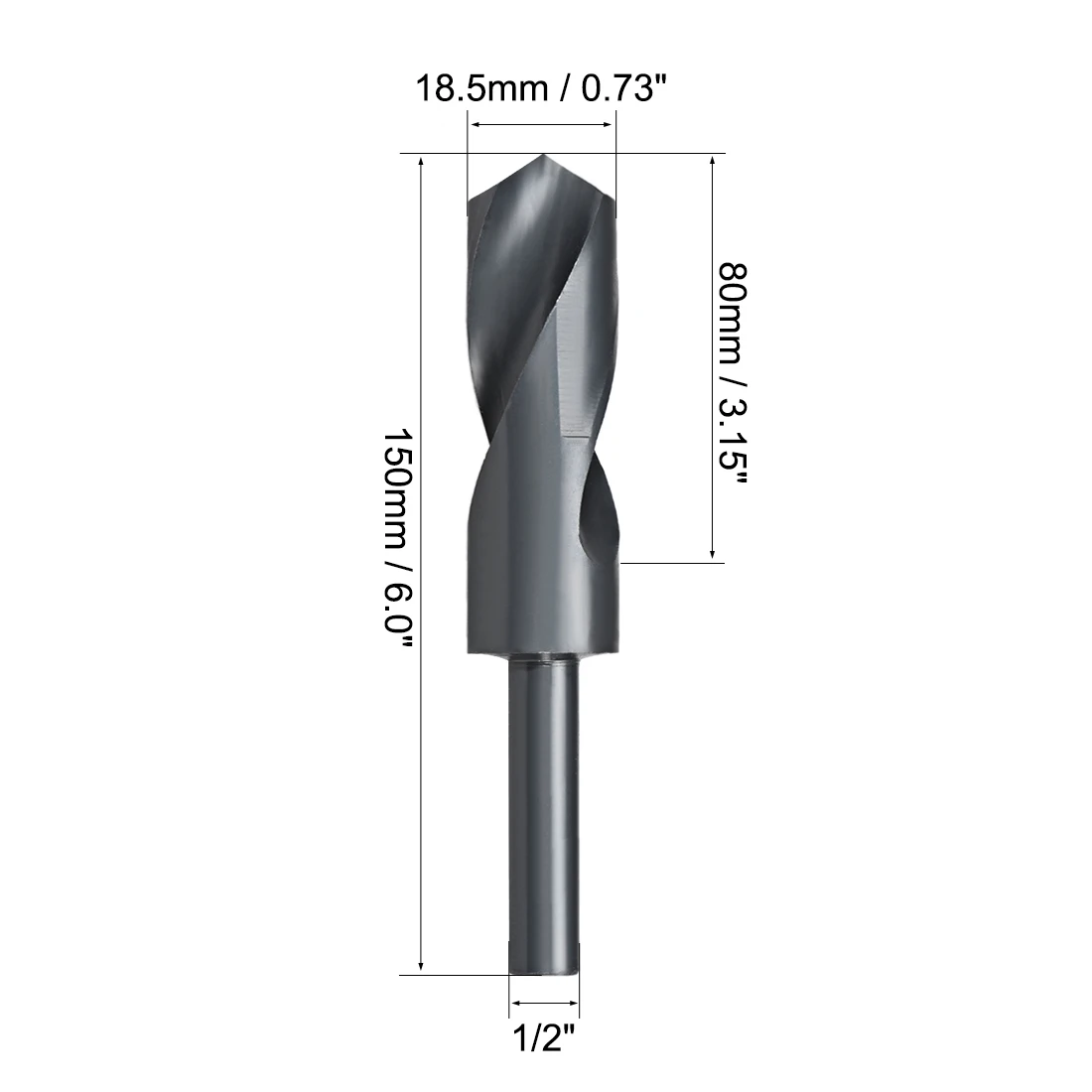 

Спиральные сверла UXCELL 13-35 мм HSS 6542