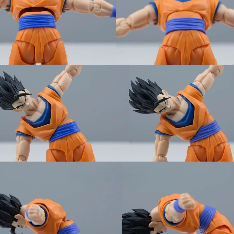 Фото Коллекционная фигурка AIR Studio Sun Wukong Series Dragon Ball SHF: Модификация груди Сунь Укуна, 1/12, подвижные аксессуары для фигурок №5