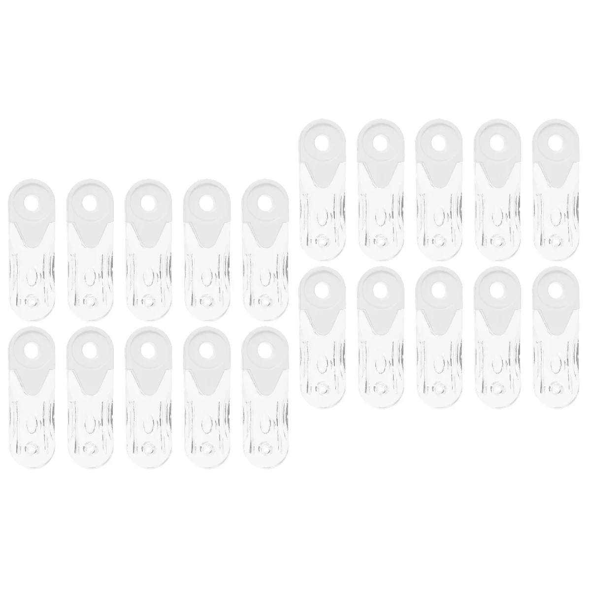 

20 Pcs Roller Shutter Handle Curtain Lifting Clear Stand Accessory Indoor Blind Sheer Blinds Accessories Vertical Window