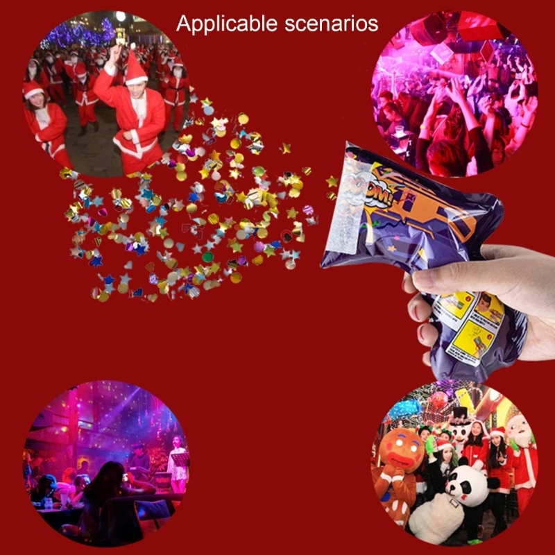 

50Pcs Automatic Inflatable Holiday Atmosphere Gift Supplies Household for Wedding Ceremony New Year Party