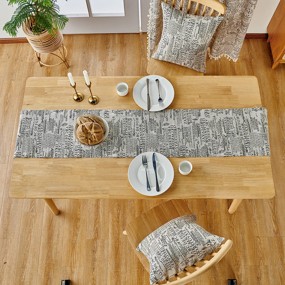 1 шт. серия Nuan современный стиль дорожка для стола льняной декор праздничной
