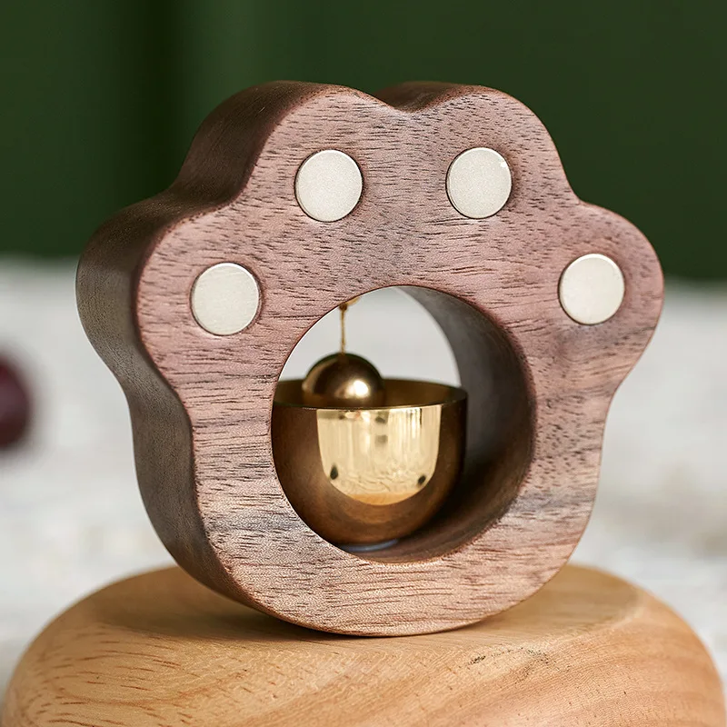 

Outdoor Camping Picnic Unintentional Cat Claw Wind Chime Suction Door Bell Hanging Japanese-style Door Hanging Cute Doorbell