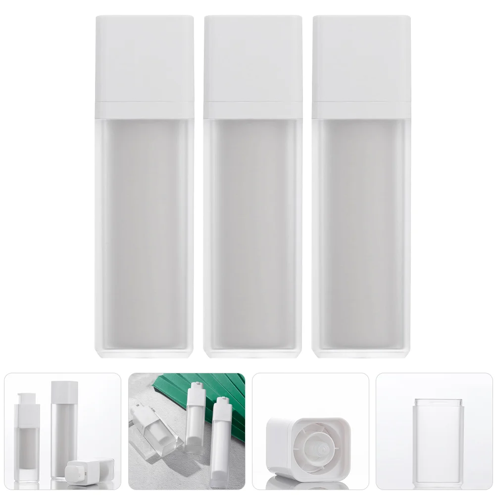 3 шт. вакуумные бутылки дорожные контейнеры для кремов насос лосьон мини-бутылки