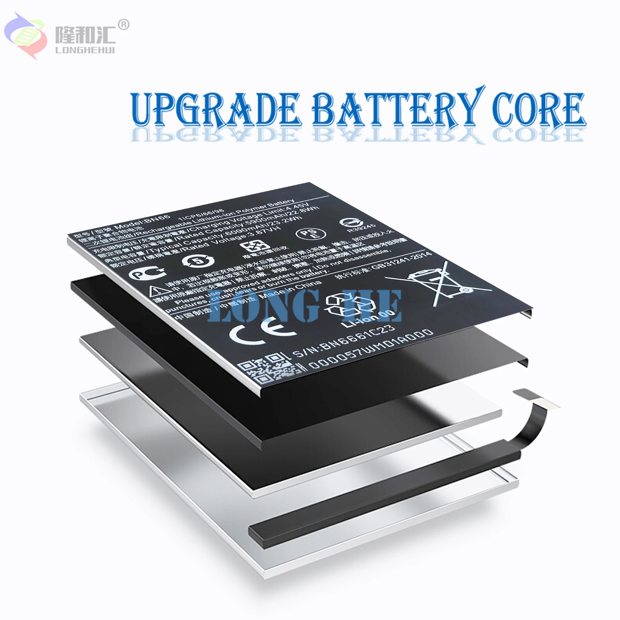 Original XIAOMI Replacement Battery BN66 For Xiaomi MI Pocophone C40 Poco C40 Phone Battery 6000mAh enlarge