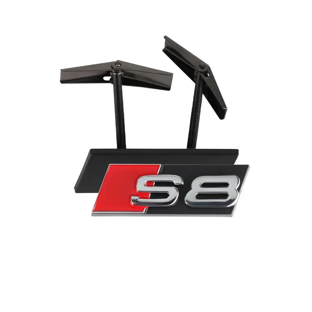 

1 шт. Audi S3 S4 S5 S6 S7 S8 значок передней решетки ABS эмблема AUDI внешняя модификация аксессуары декоративные наклейки