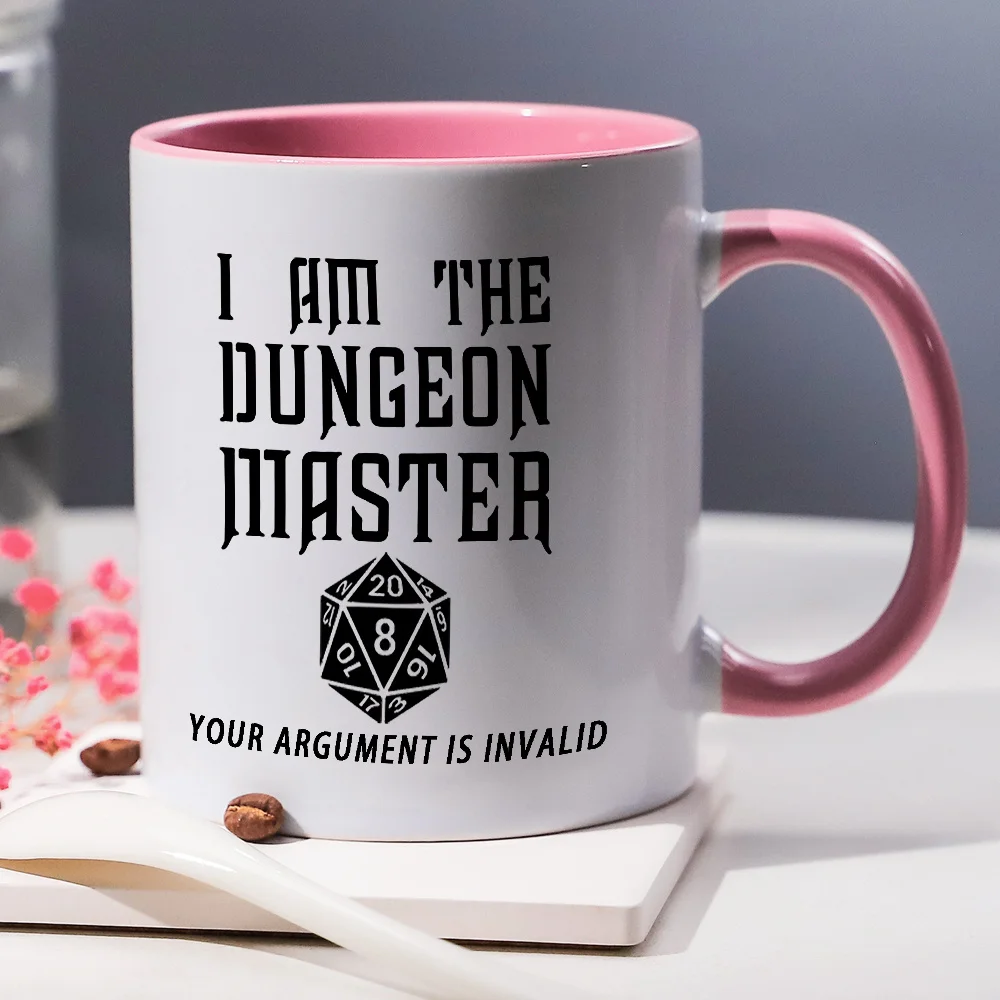 Фото 1 шт., забавная кофейная кружка D&D на 11 унций — юмор «Your Argument Is Invalid», идеальный подарок для геймеров и любителей игр, изолированная кружка с муравьем №3