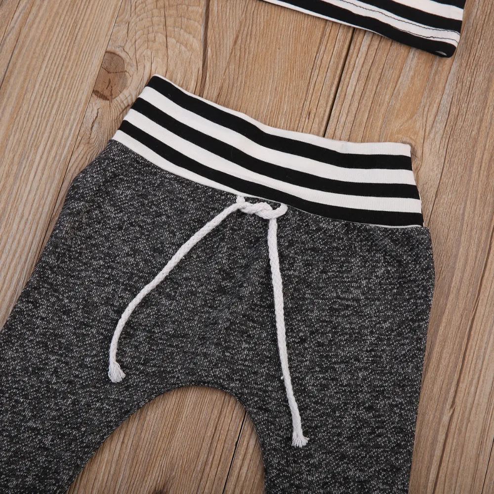 

Citgeett Toddler Infant Newborn Baby Boy Girls Newest Fashion Cotton Outfits Gray Casual Clothes KL004