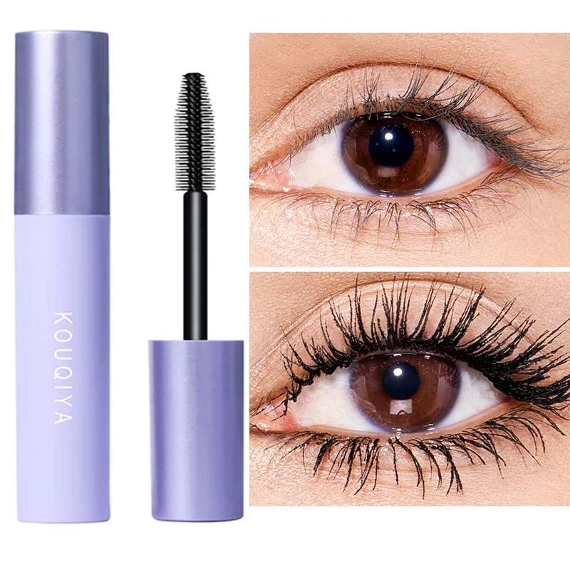 

1PCS Black Mascara Lengthens Eyelashes Extra Volume Waterproof Anti-sweat Natural Lashes Female Professional Makeup Comestics