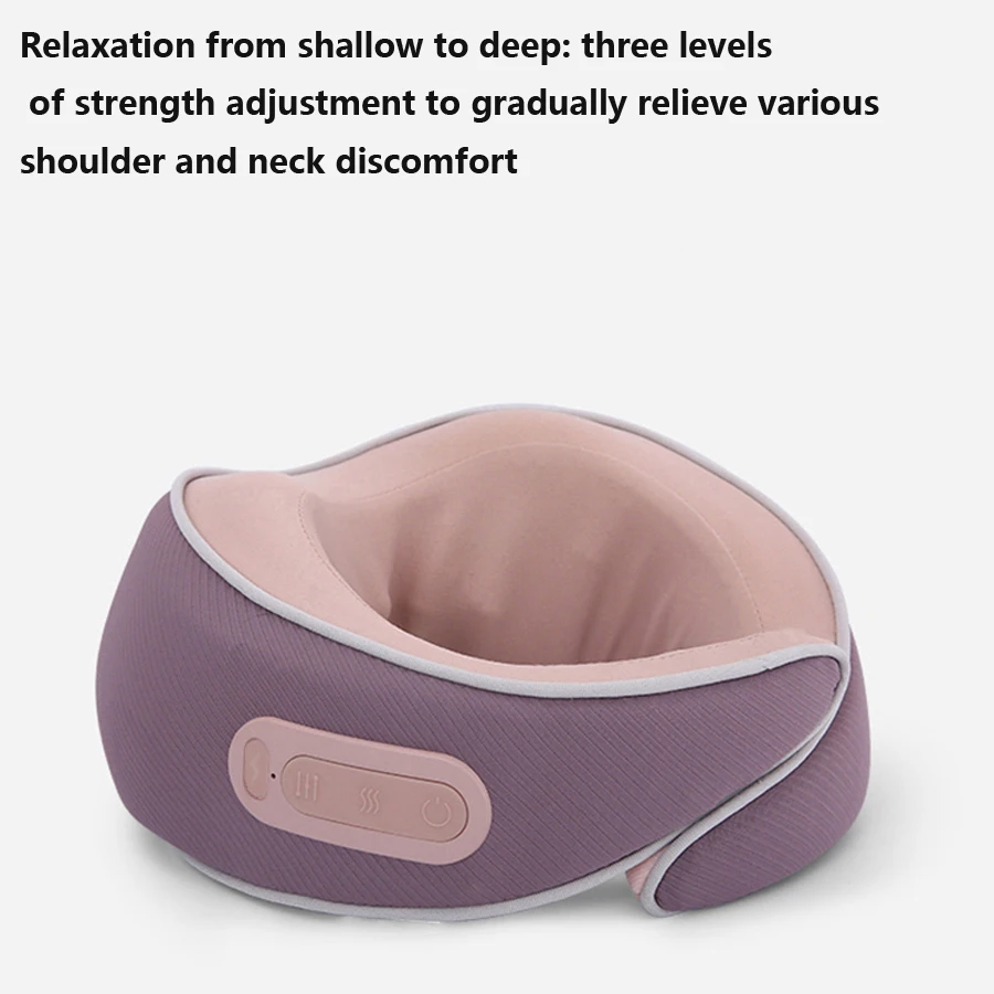 

U-Shaped Neck Relaxing Massager HouseHold Travel Car Mounted Cervical Vertebra Massager Electric Constant Temperature KneaDing H