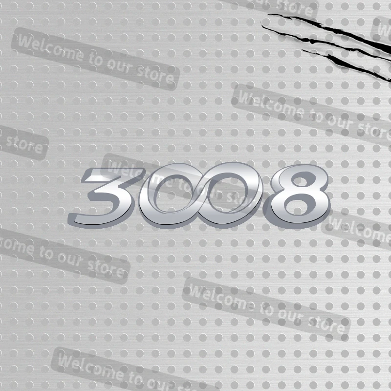 

3D металлический автомобильный Стайлинг для 407 408 508 2008 3008 5008 эмблема наклейки задний багажник фотоаксессуары