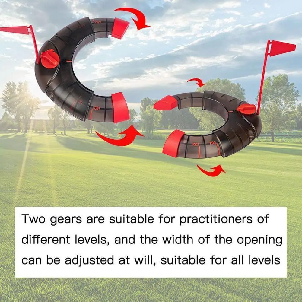 

Golf Cup And Putter Precision Training Adjustable Indoor With Flag Golf Trainer Training Aids Cup Hole Putting Putter Suppl C9W9