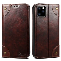 classic wallet flip genuine leather case for iphone 14 13 12 11 pro x xs max xr 7 8 plus se 2 magnetic book flip phone cover bag