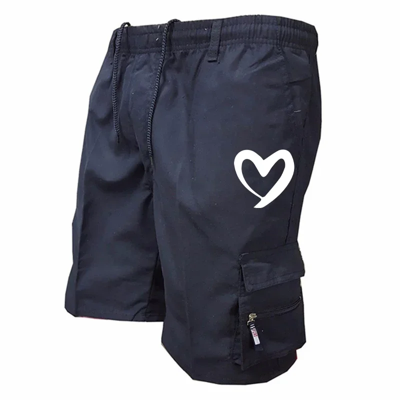 Модные Мужские Повседневные Шорты Лето 2024 Рабочая Одежда Свободный Крой