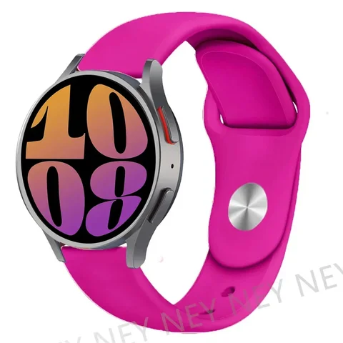 Силиконовый ремешок для Samsung Galaxy Watch 6/5/pro/4/6 Classic/active 2 43-47-44 мм 20 мм/22 мм спортивный браслет huawei gt 4/2/2e/3 ремешок