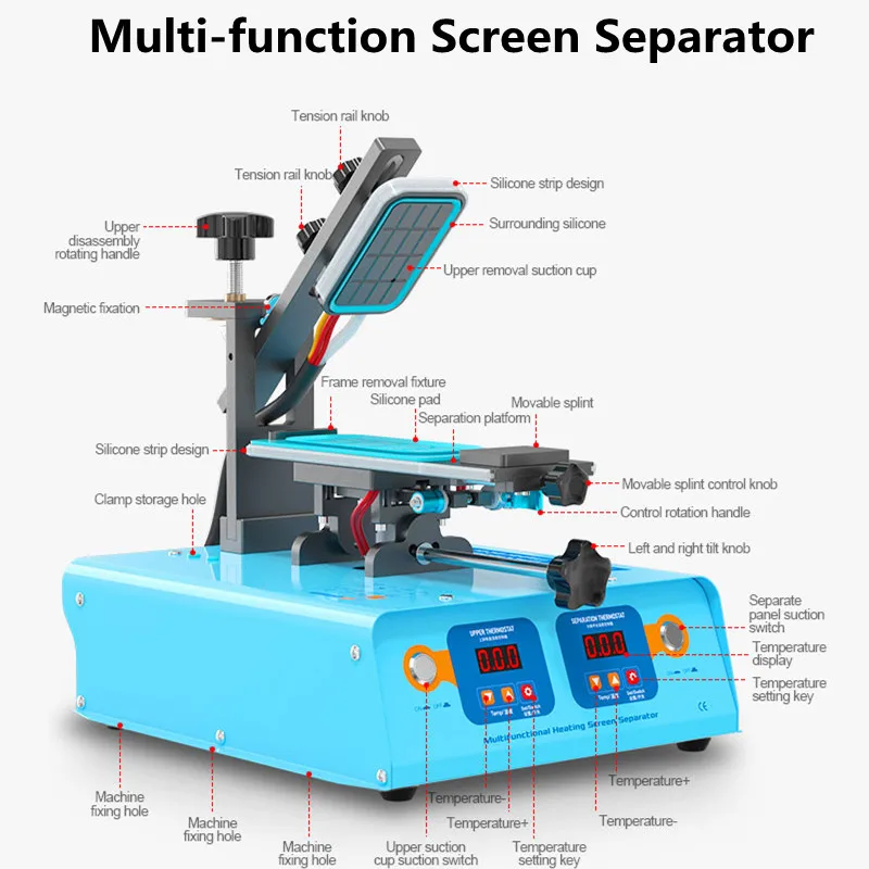 SUNSHINE S-918M Многофункциональная машина для разделения нагрева рамки мобильного