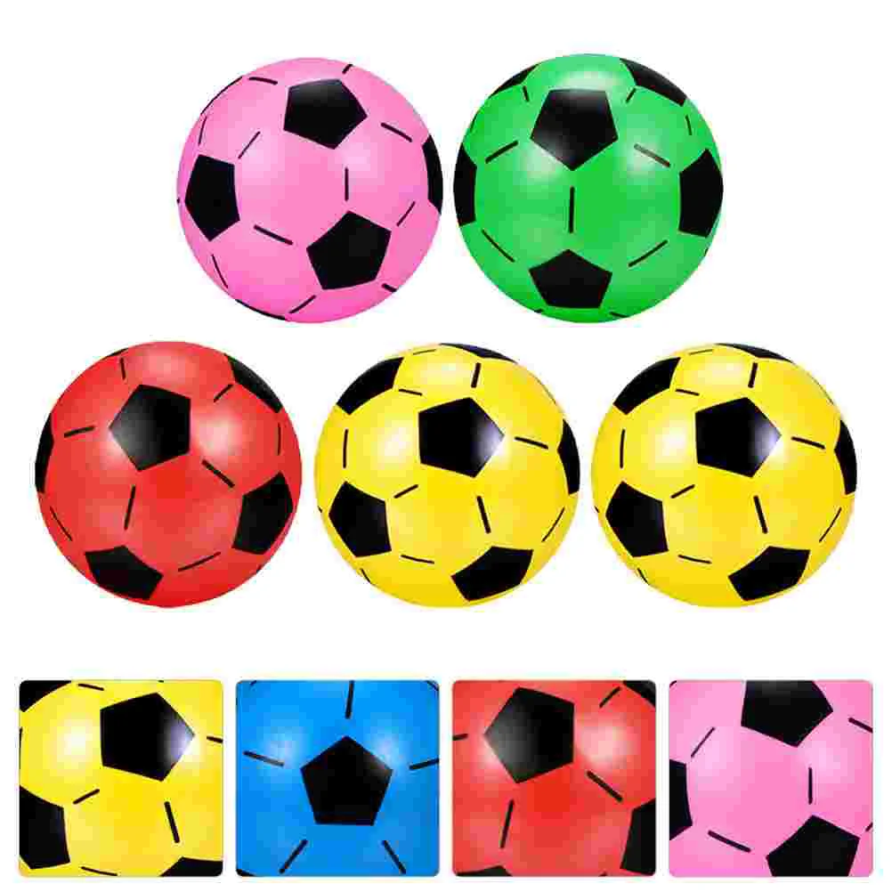 

Inflatable Ball Plastic Football Soccer Toy Playground Balls Kids Footballs Birthday Gift Sports Outdoor Summer Toys