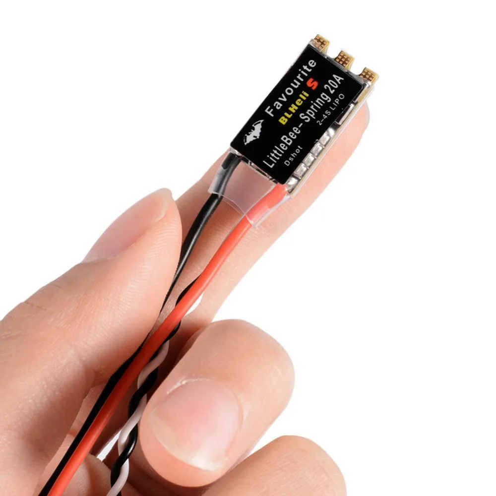 FVT LittleBee Little Bee BLHeli_S ESC DSHOT SPRING 20A/30A BLHeli S контроллер скорости 2-4S для FPV Raing дрона