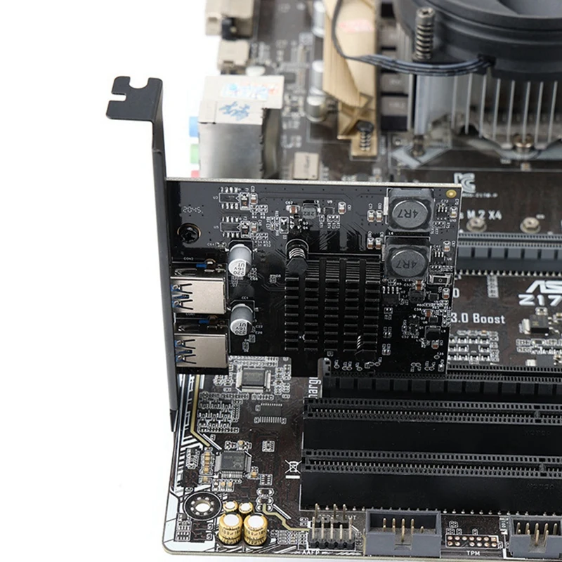 НОВАЯ-PCI-E к 2-портовую карту адаптера USB3.1 USB PCIE Express Поддержка слота PCI-Ex4/X8/X16 Карта