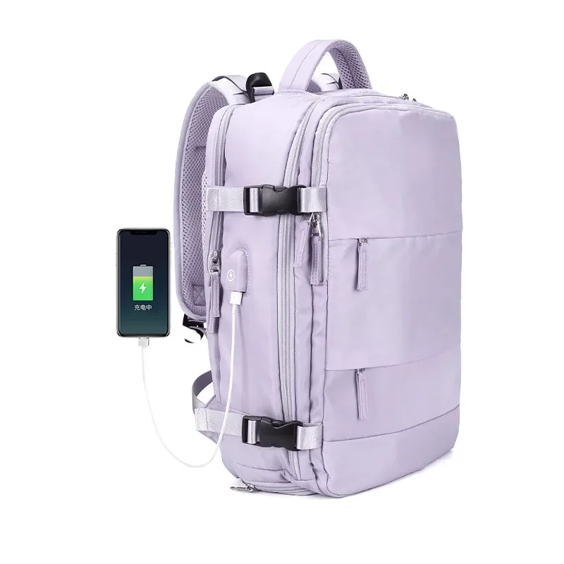 

35L Big Capactiy Backpack Multifunctional Sport Bag for Women Outdoor Waterproof Bag with Independent Shoes Pocket Backpack