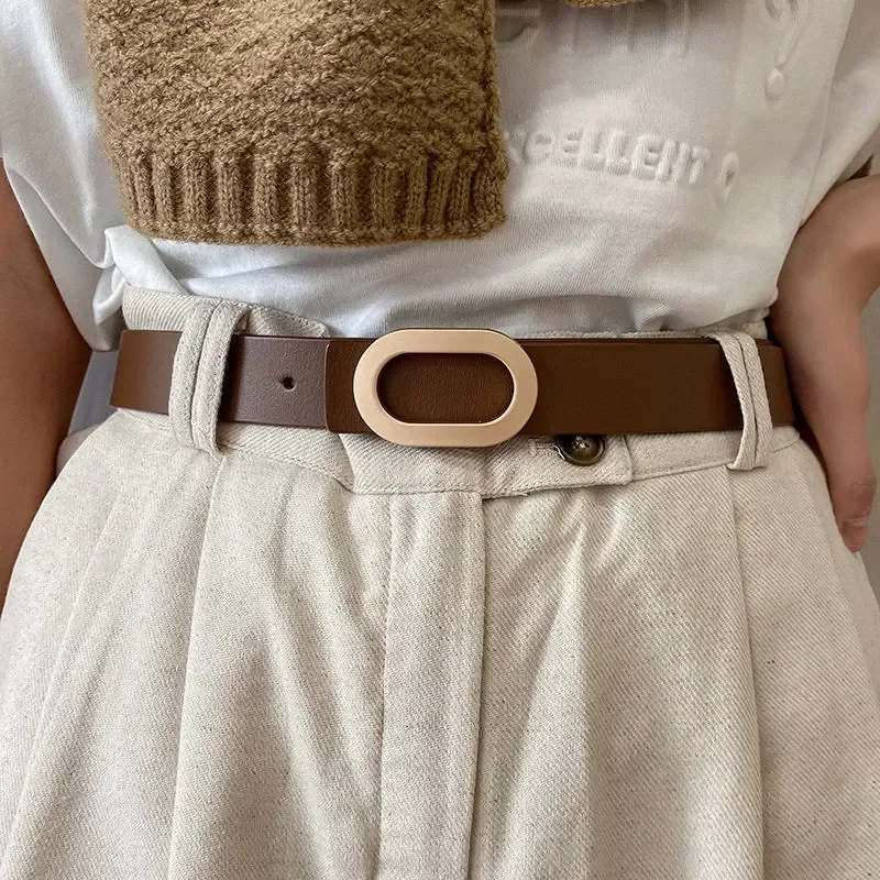 

Buckle Women Belts Belt Leather Fashion Luxury Needle Belt Adjustable Jeans Quality High New Girl Designer Waistband Hole Female