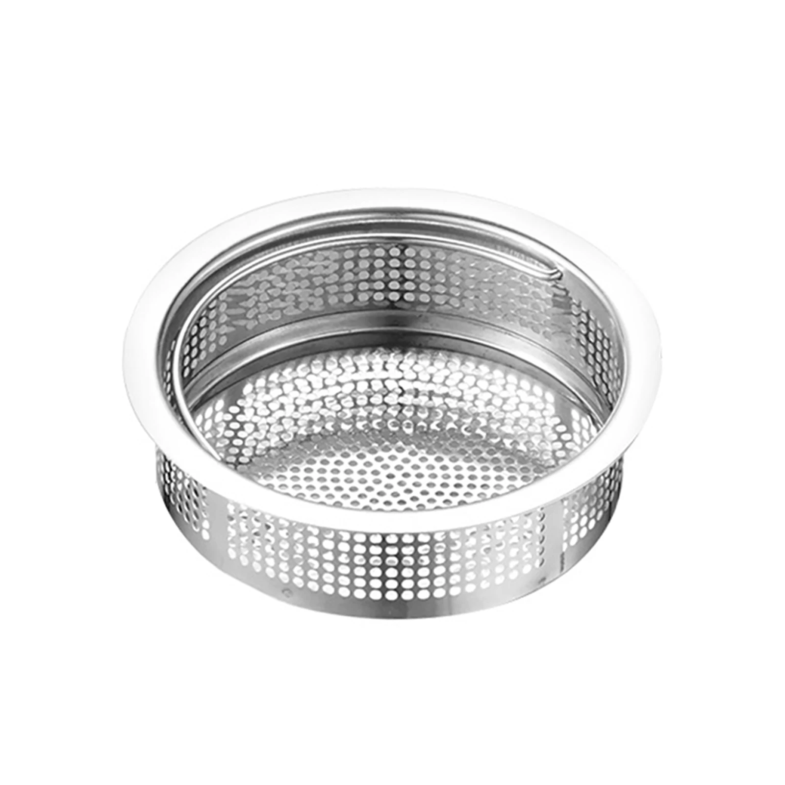 

Bathtub Dishwasher Safe Fine Mesh Anti-clogging Kitchen Sink Strainer Sewer Reusable Stainless Steel Easy Clean Garbage Filter