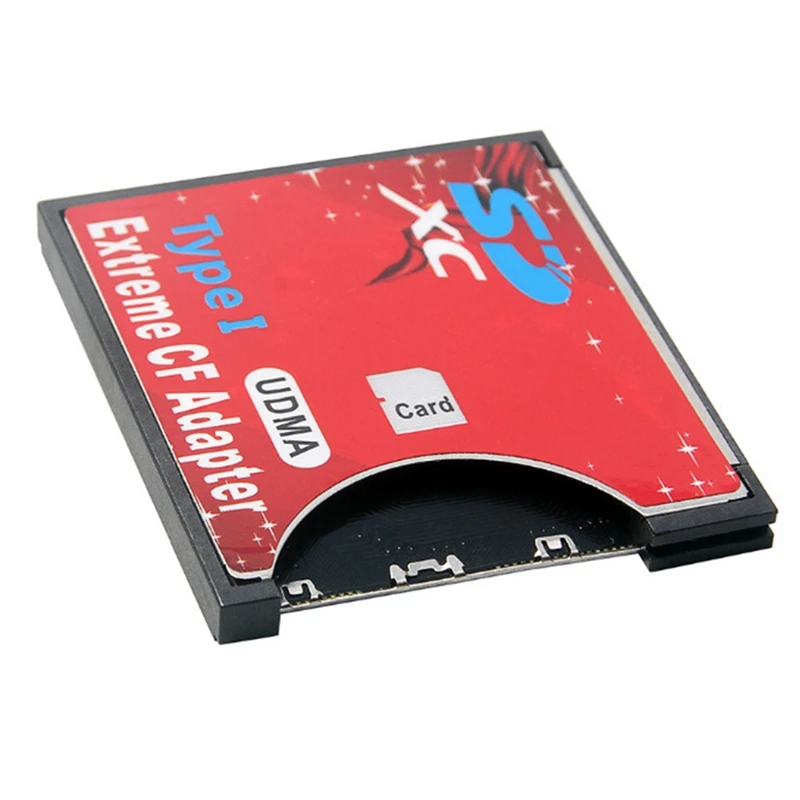 

Новый чехол для карты SD-CF поддерживает беспроводной адаптер Wi-Fi для SD-карты типа I для SLR-камеры красного цвета