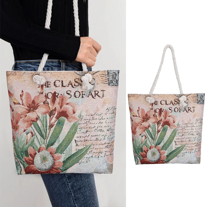 Hot Sale Canvas Travel Handbag Super Big Size Shoulder Tote Bag with Large Capacity for School and Cloth Storage Bags