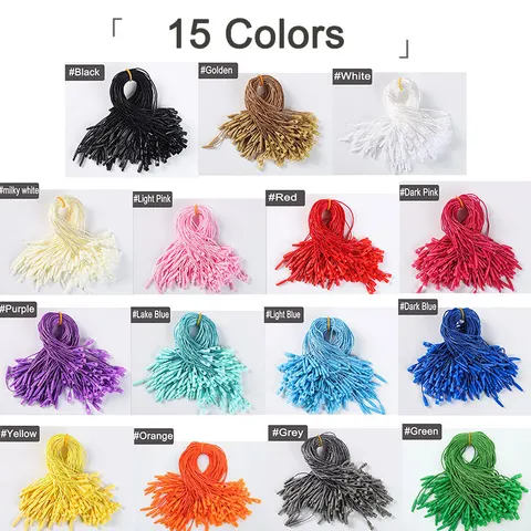 Черно-белая подвесная бирка, защелка-петля, застежка-крючок, галстук для одежды, ценник, подвесной 20 см, 7,8 дюйма, 100-1000 шт.