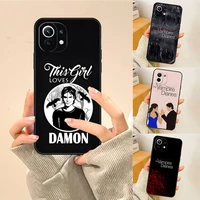 the vampire diaries phone case for redmi note 11 9 8 7 11e 10 10t 9s 8t 7a k40 pro plus shockproof accessories cover