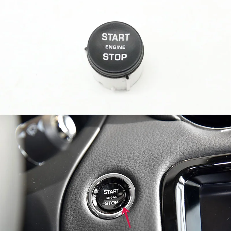 

For Jaguar XJ XJL Car Engine Ignition Starter Switch Start Stop Push Button Cover