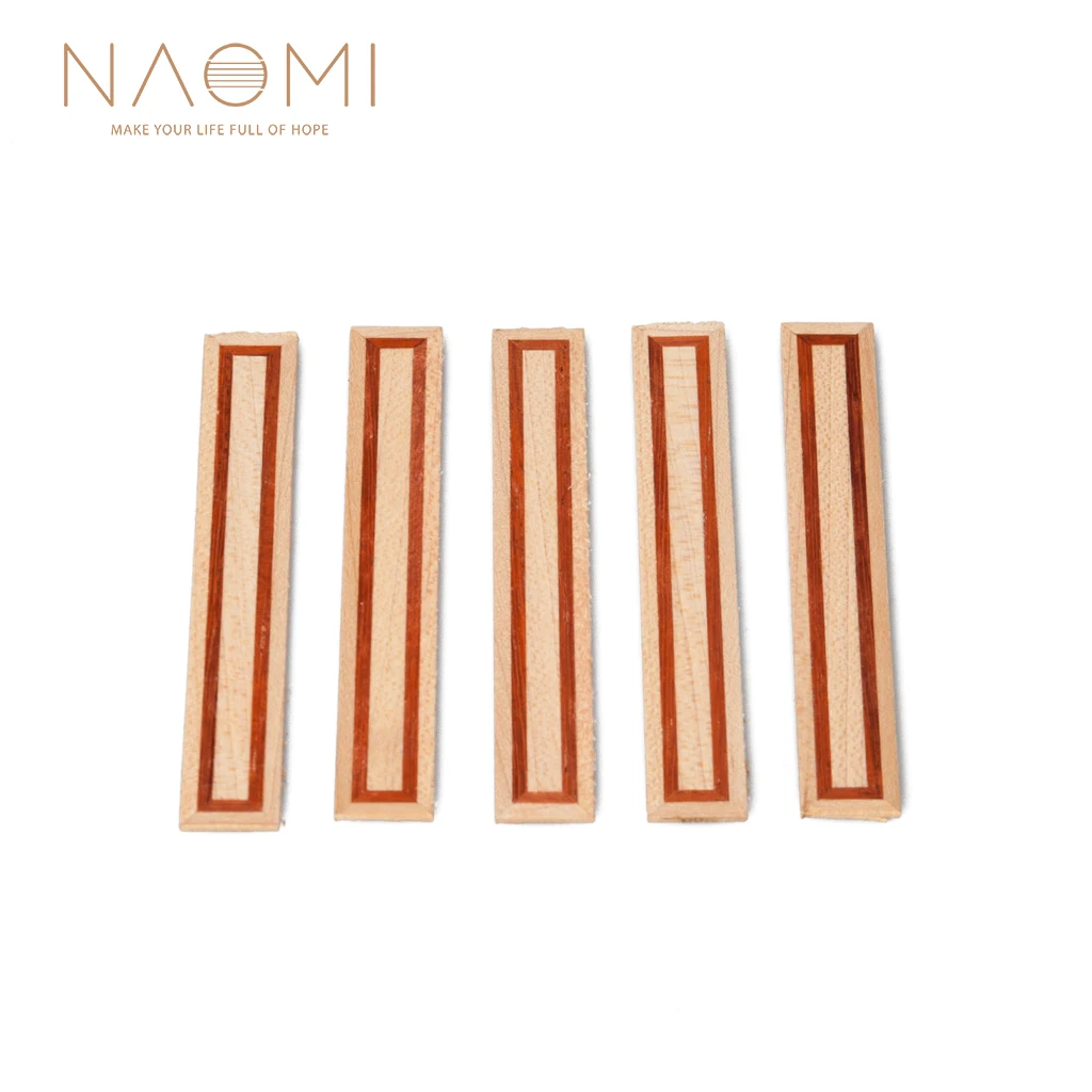 

NAOMI 5 PCS Classical Guitar Bridge Tie Blocks Inlay Wood Frame Series Guitar Parts Accessories New NA-06